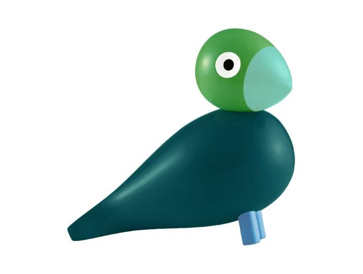 Kay Bojesen Denmark Kaj Bojesen Year Bird 2026 Birk Vert foncé