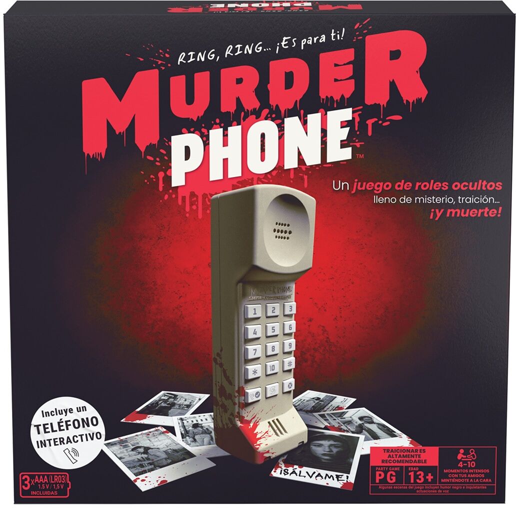 Spin Master Juego de Mesa Murder Phone .