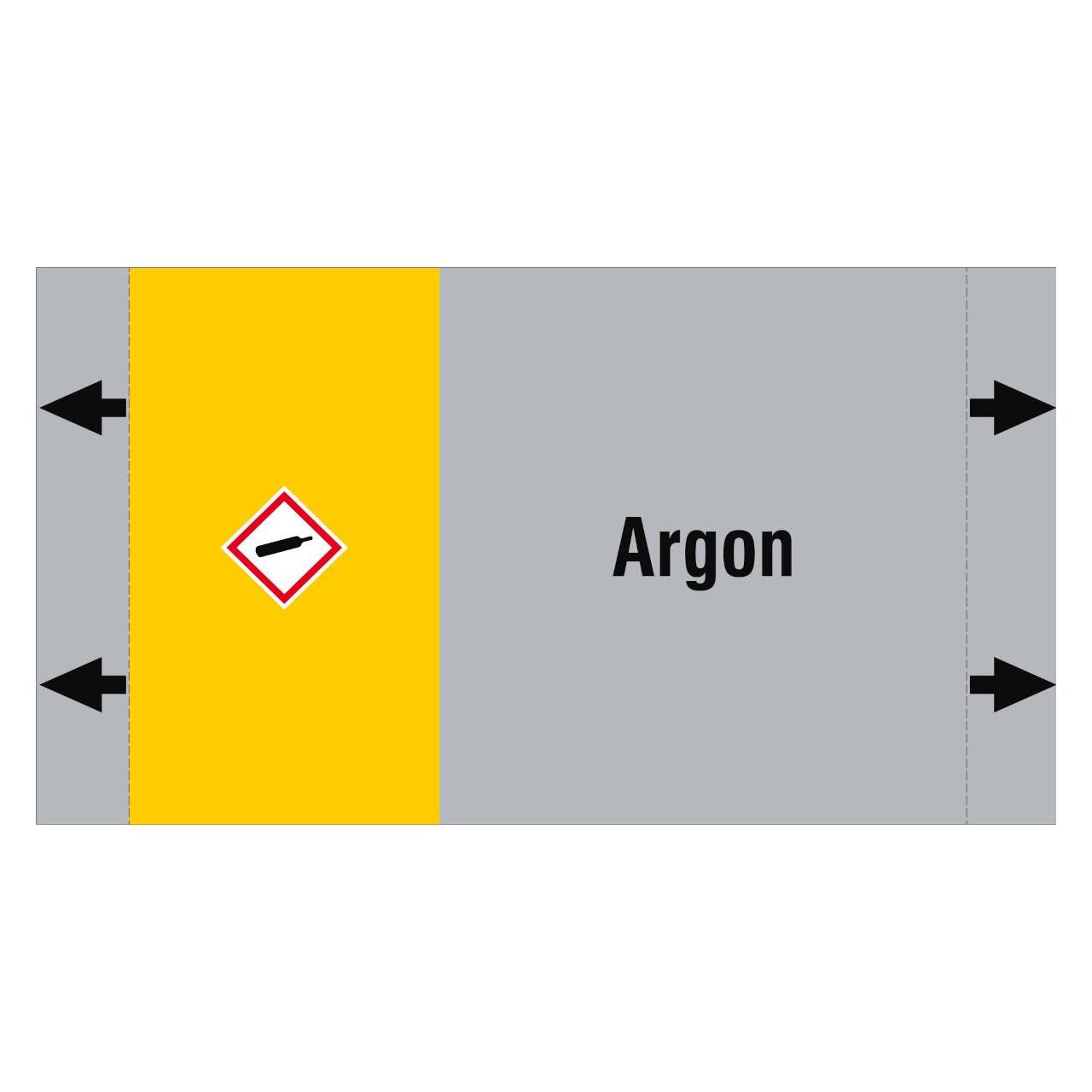 Brady ISO 20560 Rohrmarkierer - Gas (318413)