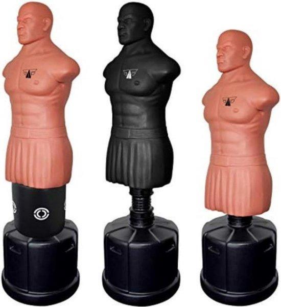 Unyqoos Boxdummy (Boxpuppe) höhenverstellbar 160-182 cm, 60 cm breit, technisches Latex, 19,5 kg, Kunststoff-Standfuß wasser/sandfüllbar, inkl. Montageanleitung