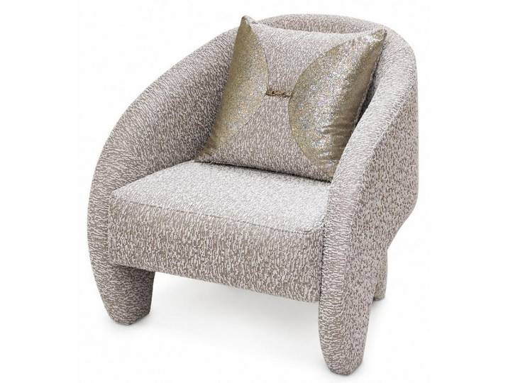Xlmoebel Loungesessel Sessel Modern Stil Wohnzimmer Grau Komfortabel Hochwertig (1-St., 1-tlg)