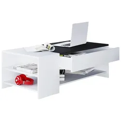 VCM Morgenthaler Couchtisch »Tindus« weiß, 100x35x50 cm