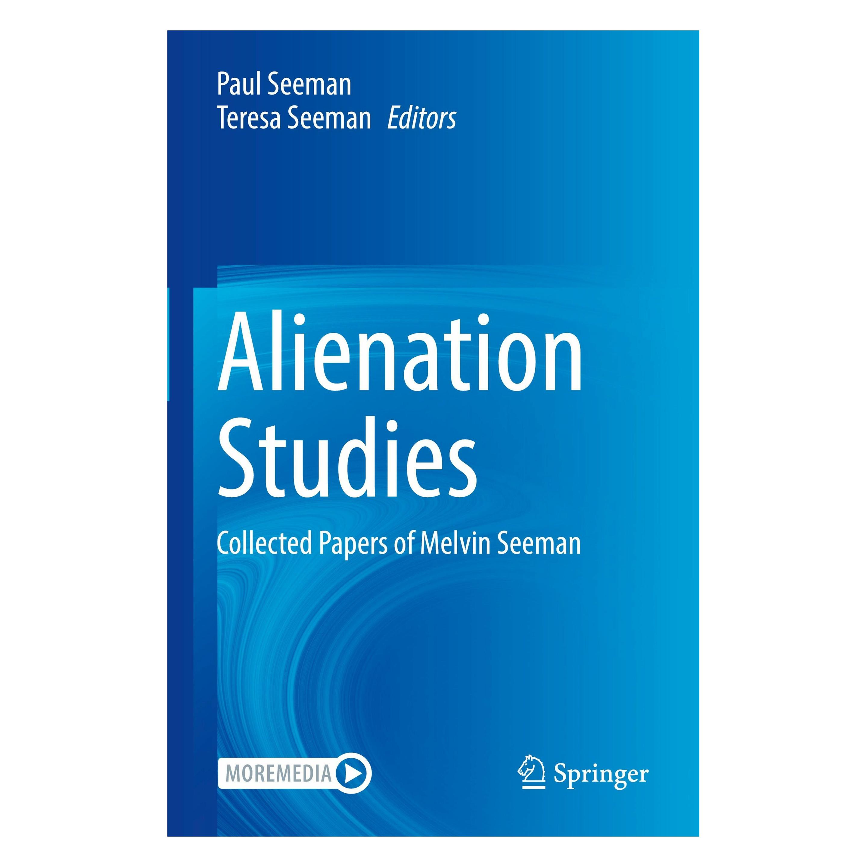 Springer Alienation Studies (Englisch, Softcover, Paul Seeman, Teresa Seeman) (60852994)