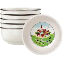 Villeroy & Boch Design Naif Dessertschalen, Schüssel + Schale, Mehrfarbig