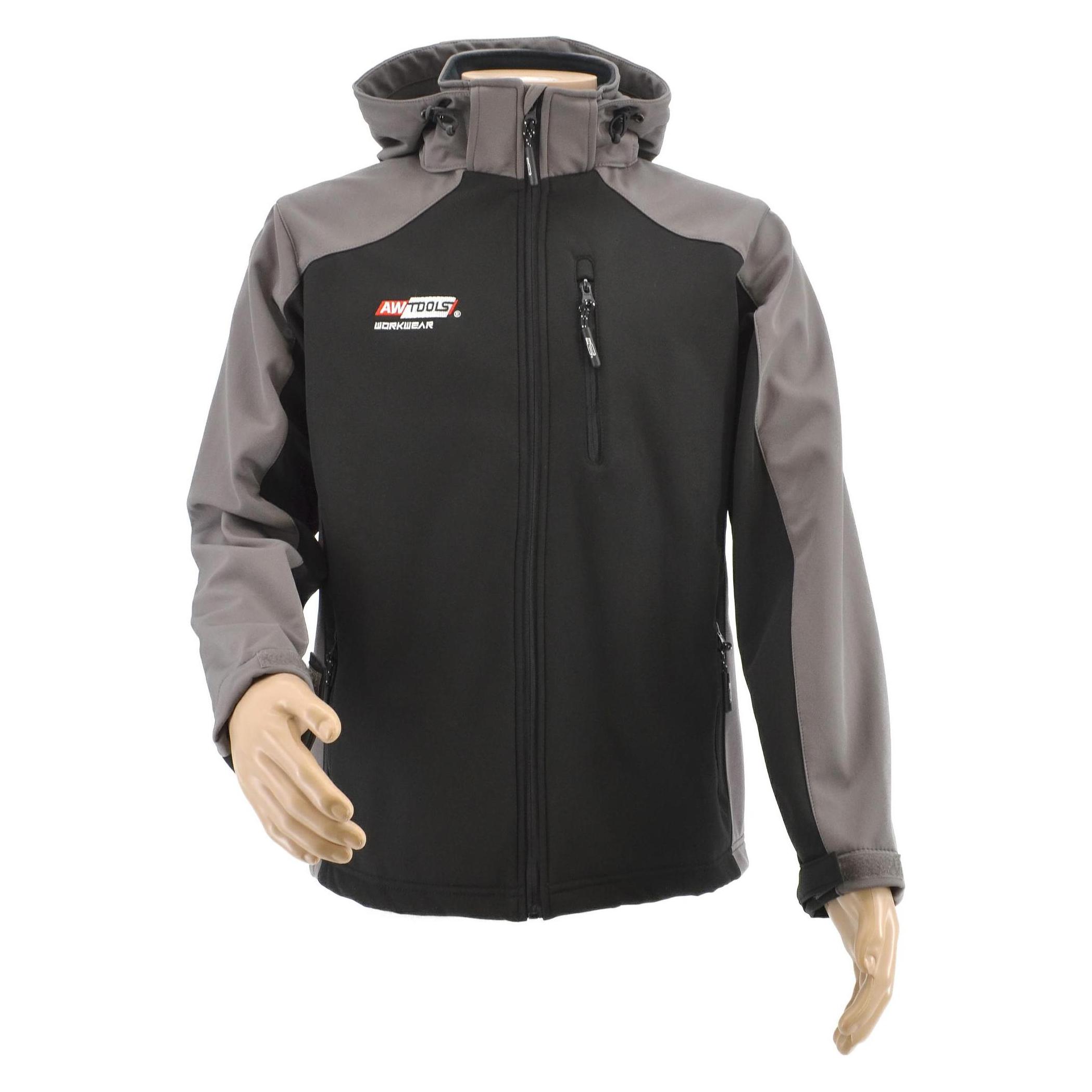 Awtools Softshell Jacke Sweatshirt T4/ Grau-Schwarz/ S (S) (AW02710)