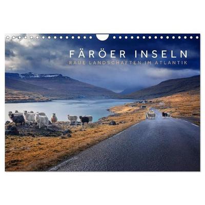 Färöer Inseln - Raue Landschaften im Atlantik (Wandkalender 2027 DIN A4 quer), CALVENDO Monatskalender