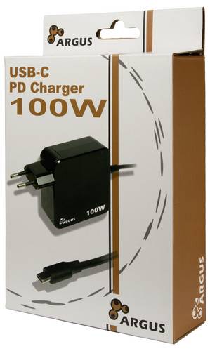 Inter-Tech PD-2100 USB Ladegerät 100W Schwarz Innenbereich