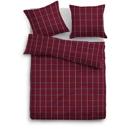 Bettwäsche TOM TAILOR (BT 135x200 cm) - rot - BT 135x200 cm