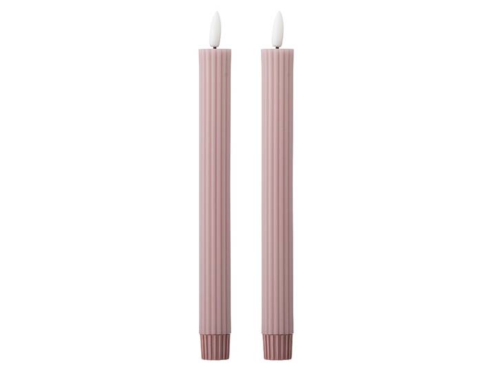 BLOOMINGVILLE Ponza LED-Kerze, Rose, Paraffine D2,2xH24,5 cm, Pack of 2 82069584