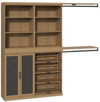 ClosetMaid Mosaics 15-Shelf 2-Door 2-Hang Rod Closet Organizer
