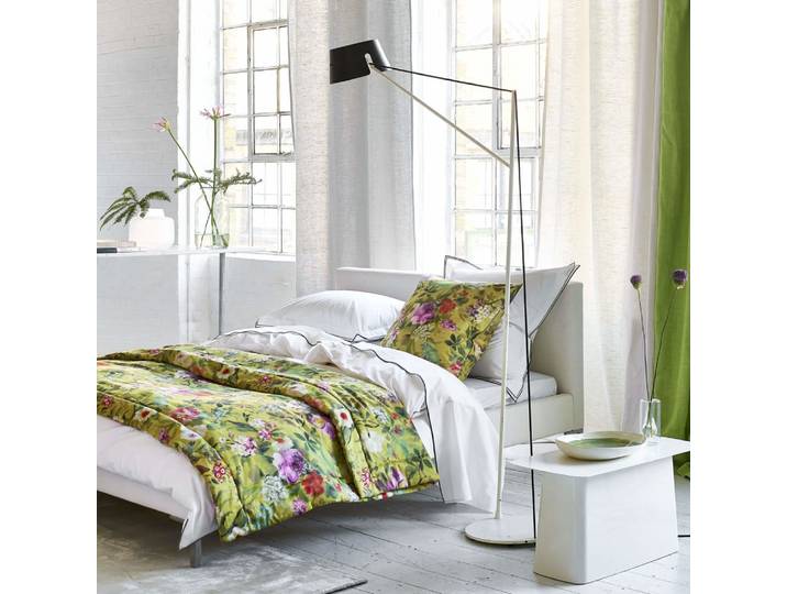 Courtepointe en satin de coton Vert 140x220