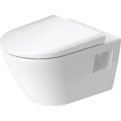Duravit D-Neo Wand-WC, Tiefspüler, spülrandlos, Abgang: waagerecht, 370x540x400mm, 2578090000, Farbe: Weiß