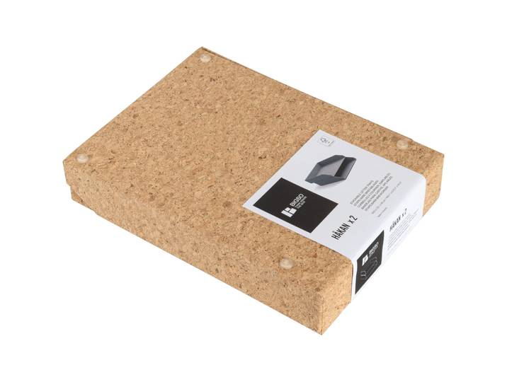 BIGSO BOX Dokumentenablage Office - Farbe: braun - Material: Kork