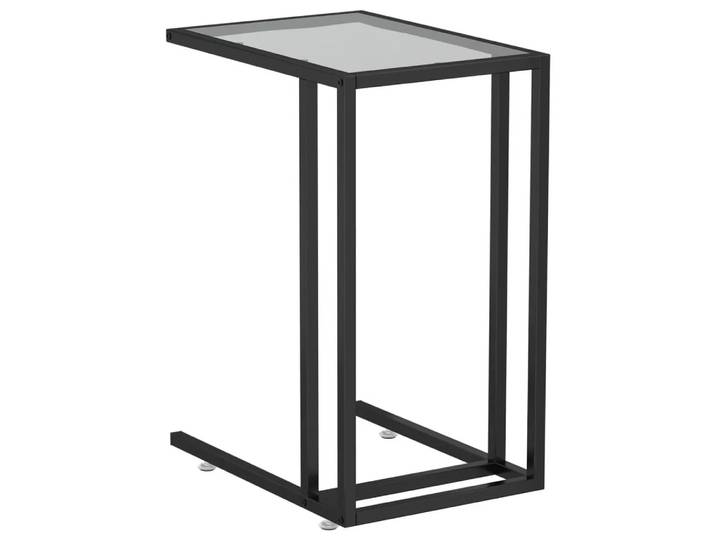VidaXL - Computer-beistelltisch glas, One Size, Schwarz