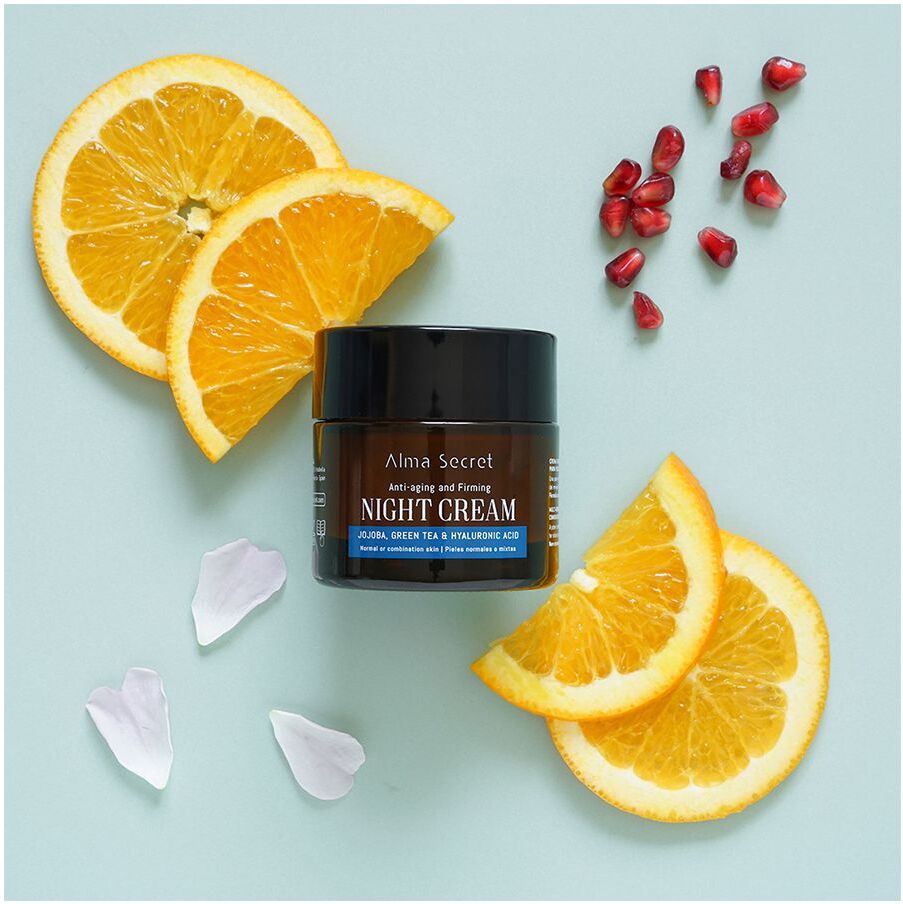 Alma Secret Night Cream multi-reparador para pele mista 50 ml