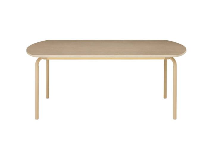 Gartentisch Tirana Beige Stahl 100 cm