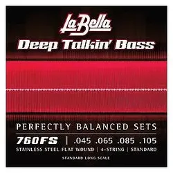 La Bella 760FS Flatwound 045/105 (4x, E-Gitarre, 0.11"), Saiten