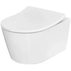 TOTO RP Wand-WC, Tiefspüler, für Washlet RG Lite mit seitliche Anschlüsse, 380x540x335mm, CW552RY