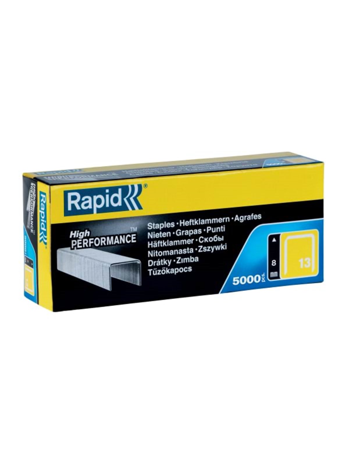 Rapid 13/8 8mm Galvanised Staples (Box 5000)
