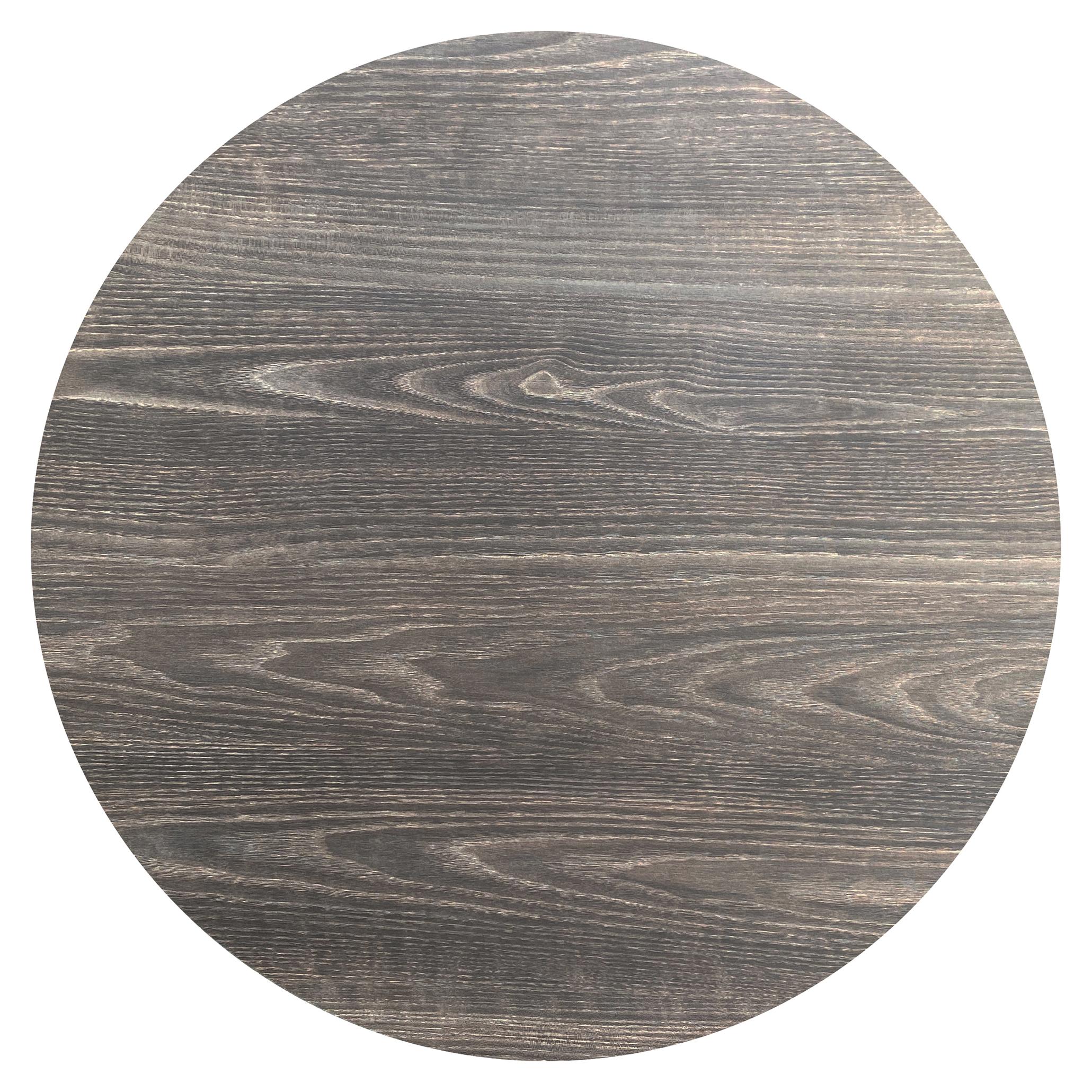 HPL Tischplatte Riverwashed Wood Ø120 cm
