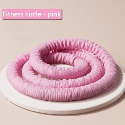 Multisell Products Hub Portable Exercise Ring, Fitness Circle For Waist Shaping, Soft Spring Abdominal Exercise Ring For Aerobic Workouts pink