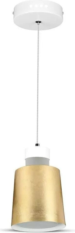 V-TAC LED hanglamp VT-7333 goud Acryl 7W 400lm 120x190mm