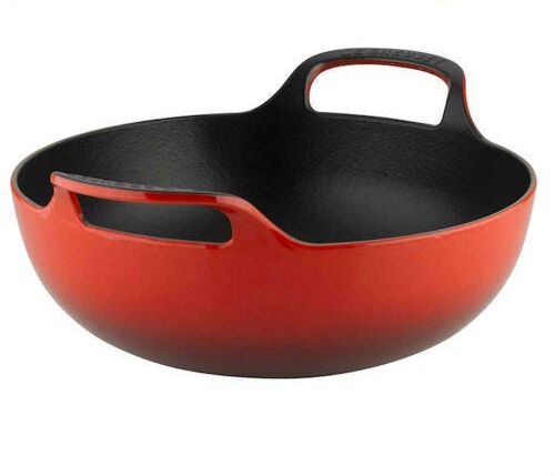 Le Creuset Cerise Cast Iron 24cm Balti Dish