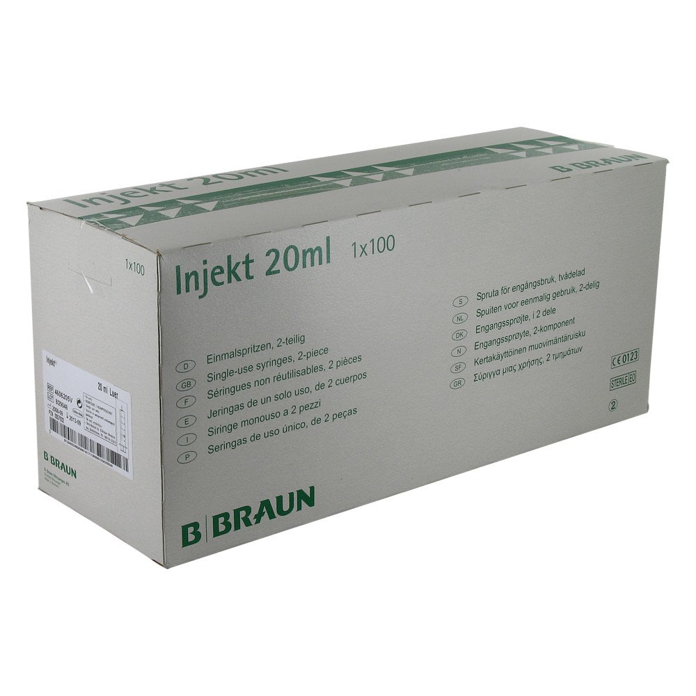 B. Braun Melsungen AG Braun Injekt Spritzen mit exzentr. Konus Luer 02057932