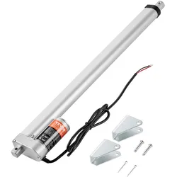 VEVOR 1500N Linear Actuator DC 12V Linearantrieb IP54 Elektrischer Linearmotor 450mm Hublänge Geräuschpegel ≤60dB Elektrische Türöffner 5mm/s Fahrgeschwindigkeit Lineartechnik Verstellantrieb
