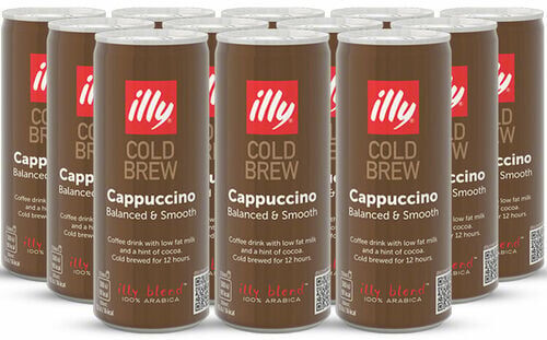 cafeIlly Illy - Cold Brew Cappuccino - 12 Dosen 250 Ml - MaxiCoffee