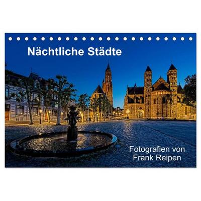 Nächtliche Städte (Tischkalender 2026 DIN A5 quer), CALVENDO Monatskalender