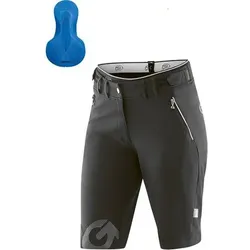 GONSO Damen Shorts Sitivo Shorts W Da-Bikeshort, Größe 44 in Schwarz Schwarz