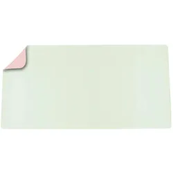 Deflecto, Unterlage, Schreibtischunterlage Kunstleder, Leder, PVC Grün, Rosa (60 x 120 cm)
