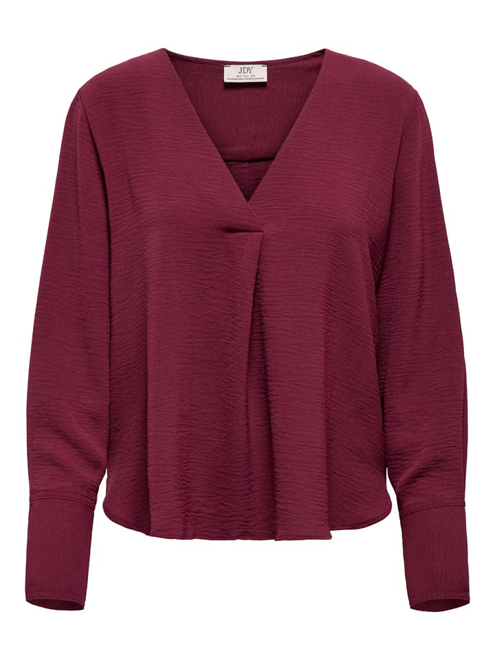 JDY Bluse "Lion" in Bordeaux - M