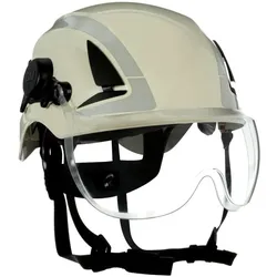 3M Kurzvisier X5-SV01-CE für die Schutzhelme X5000 und X5500, transparent, Antibeschlag- und Antikratz-Beschichtung, Polycarbonat