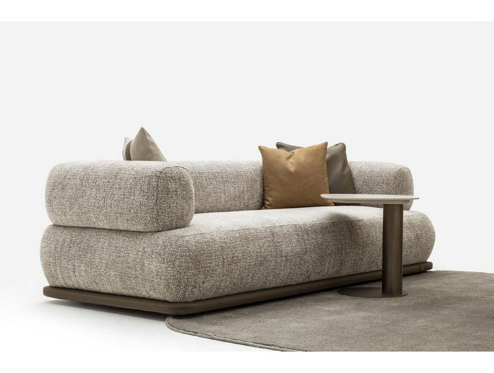 Xlmoebel 3-Sitzer Beige Sofa von XLMOEBEL aus pflegeleichtem Polsterstoff, 3-Sitzer 1 Teile, Made in Europa