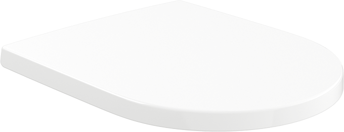 Villeroy und Boch Subway 3.0 WC-Sitz 8M42S101 Schaniere aus Edelstahl, mit QuickRelease und Softclosing, weiß alpin
