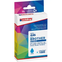 edding Druckerpatrone ersetzt Brother LC123 cyan