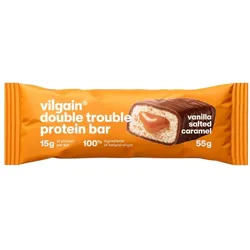 VILGAIN Proteinriegel Double Trouble Vanille mit gesalzenem Karamell |