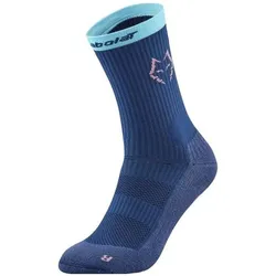 Babolat, Herren, Sportsocken, MID-CALF SOCKS LEBRON (1X) (43 - 46), Blau