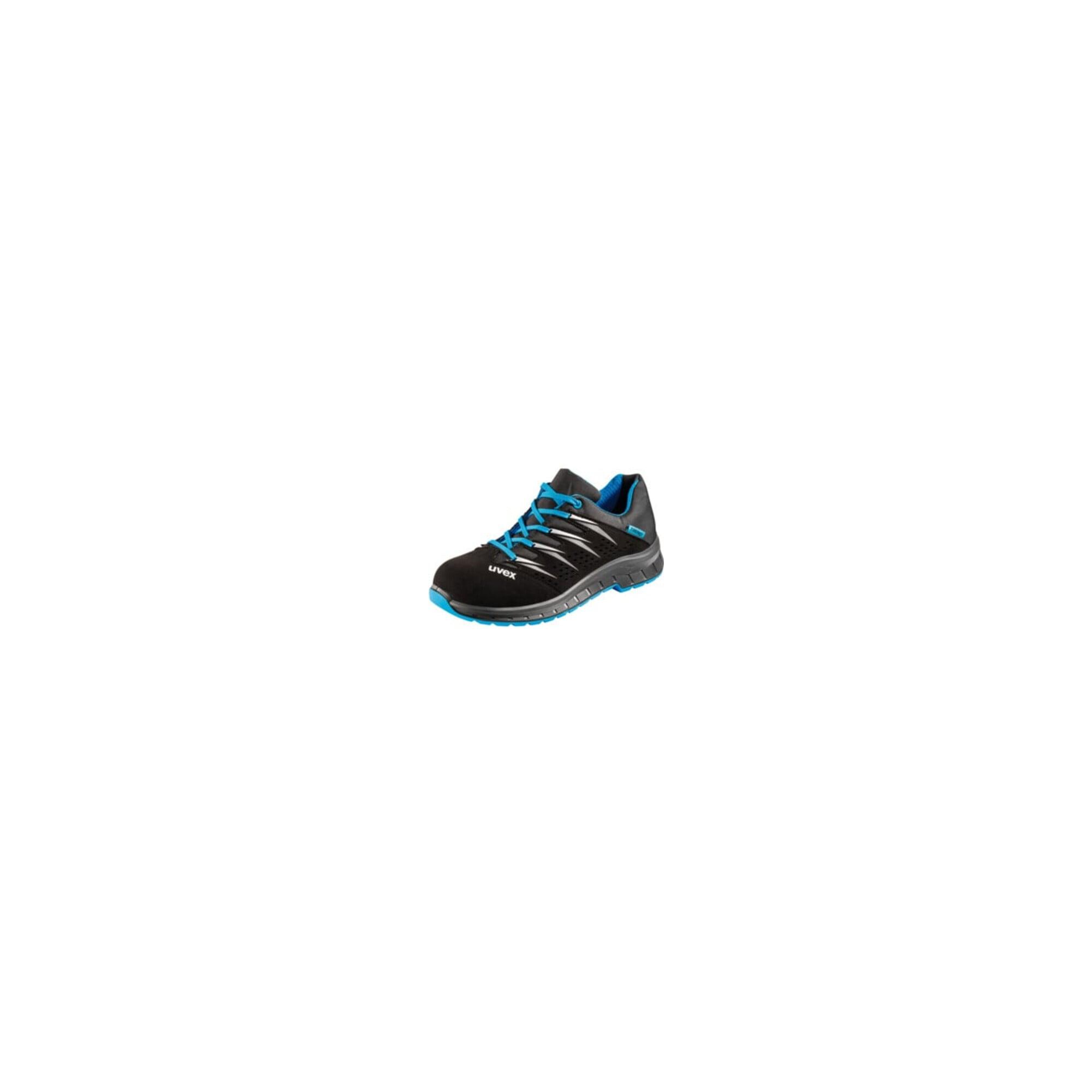 uvex Halbschuh schwarz/blau uvex 2 trend, S1, EU-Schuhgröße: 45 (6937845)