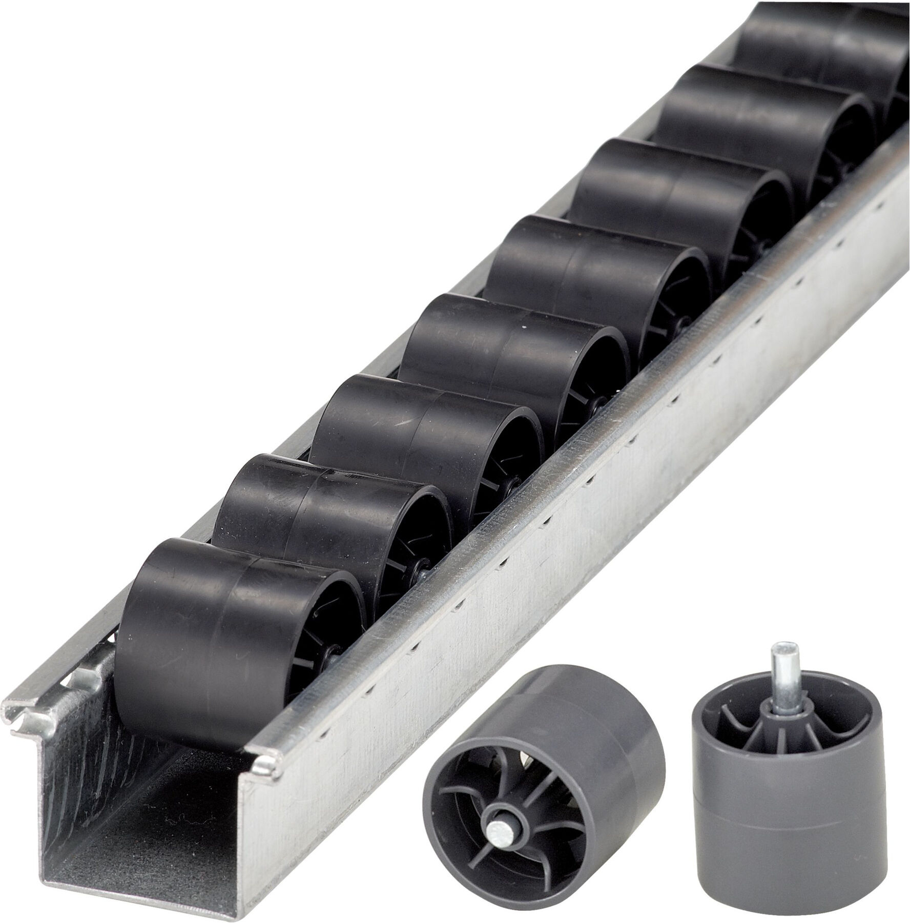 Bito Rollenleiste SDS / ESD-Röllchen mit Stahlachse L2000 mm (27722)