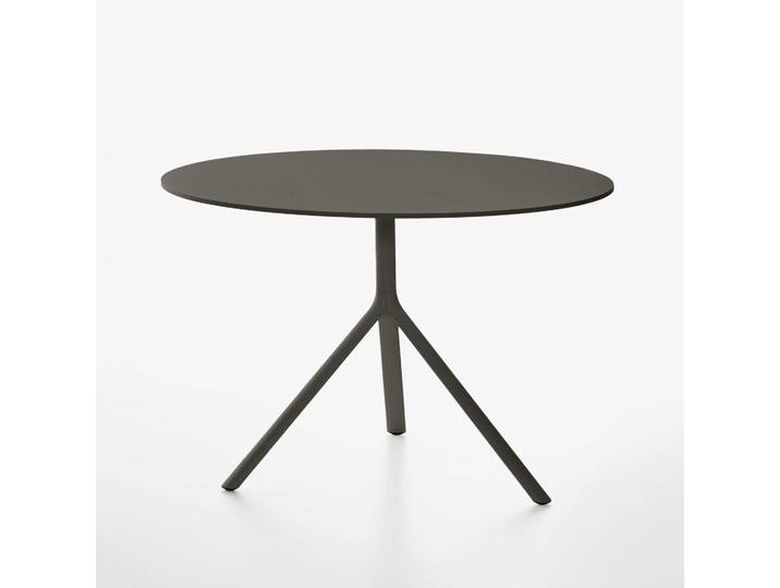 Tisch Plank Miura 110x110 cm, Grau, Rund, Neu, Tisch - Hochwertig & langlebig