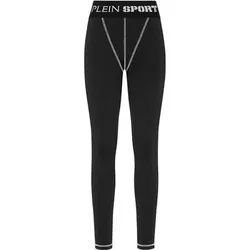 PLEIN SPORT Jogging-Leggings, Größe L in Schwarz 02