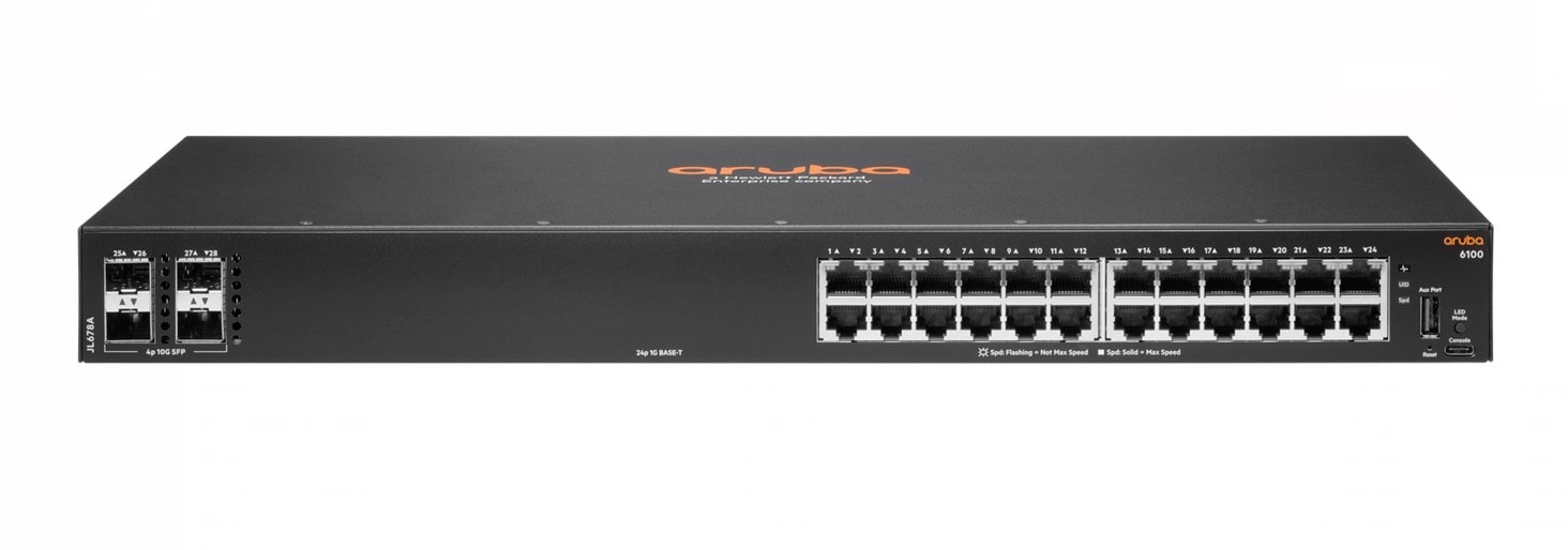 HPE Aruba Networking CX 6100 24G 4SFP+ Switch