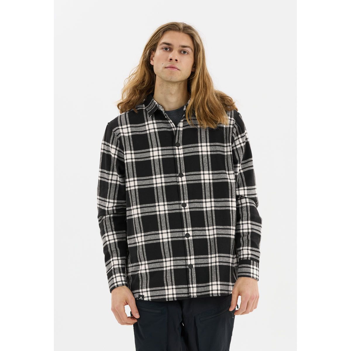 Whistler Hoggs M Checked Shirt black (1001) 3XL W253284-1001-3XL