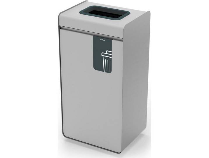 DURABLE Papierkorb Wertstoffsammler DURASORT 55 Liter Restmüll - Metall Innenbehälter Kun