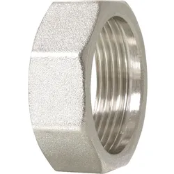 Verschraubungsset 1'' Messing vernickelt Überwurfmutter 11/2'' Dichtung