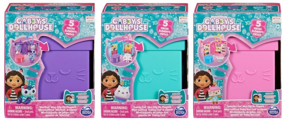 Spin Master Gabby's Dollhouse: Mini Clip On Playset (Random) (6065945)