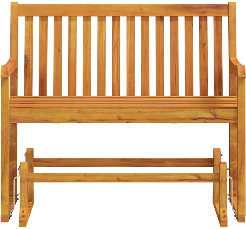 vidaXL Balancelle de jardin 110 cm Bois d'acacia solide
